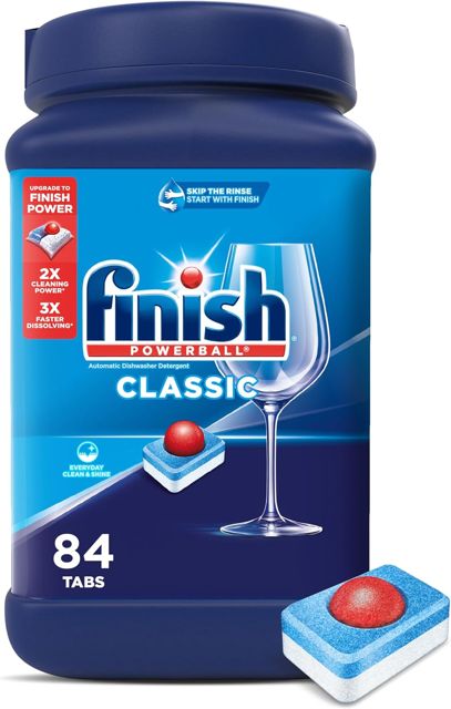 Finish Powerball Dishwasher Pods, Wrapper Free, 84 ct