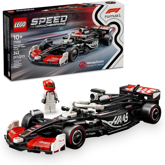 LEGO Speed Champions MoneyGram Haas F1 VF-24 Race Car (77250)